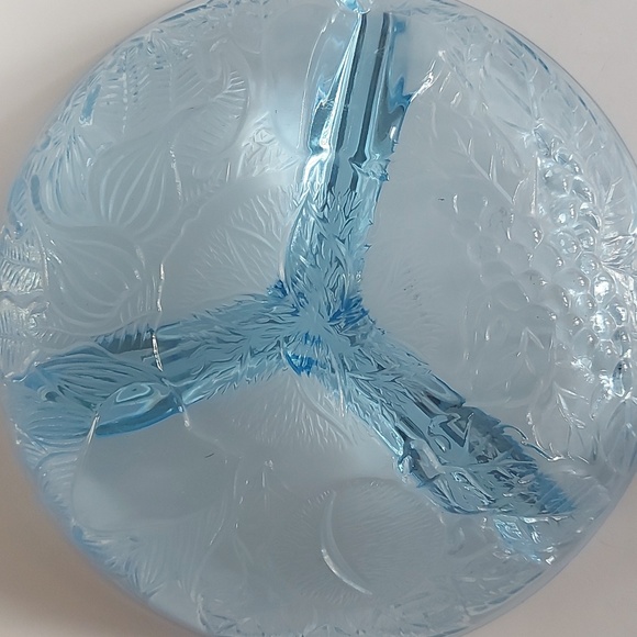 💙Vintage KIG Indonesia Divided Plate Bowl Fruit Apple Pear Grapes 3 Section - Picture 4 of 6